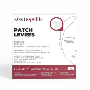 Patch repulpant lèvres Kósmopellis à microstructure, effet lissant et hydratant immédiat